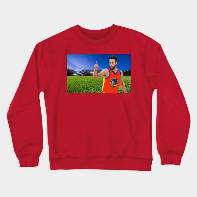 STEPH CURRY Crewneck Sweatshirt by nicolasbadrun